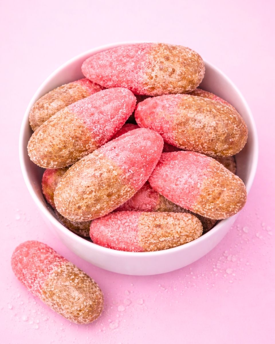 Gefriergetrocknete Kirsch-Cola-Flaschen von Astrocat Candy in Ansicht von oben