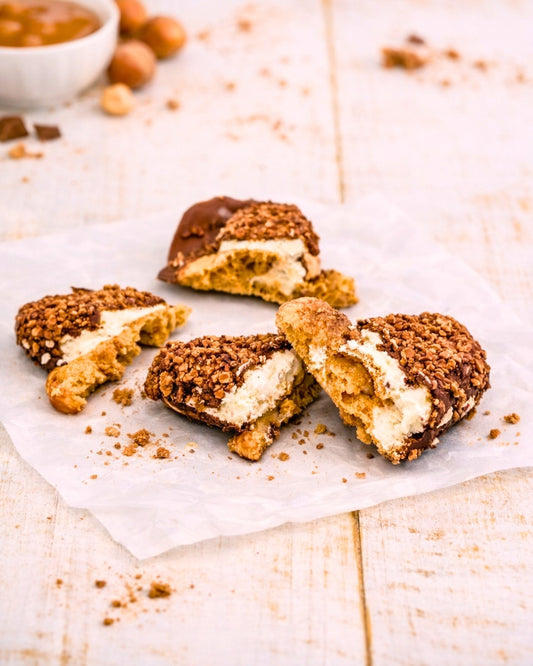 Gefriergetrocknete Maxischnitte in der Vorderansicht, knusprig und detailreich als Produktfoto dargestellt.