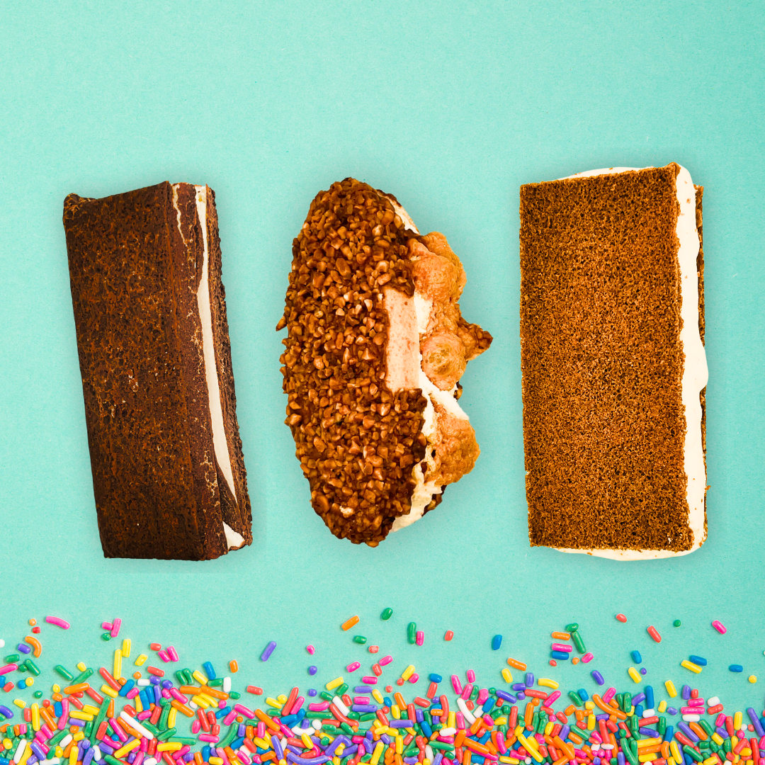Drei Sorten von gefriergetrocknete Schokosahne Karamell Snack von Astrocat Candy