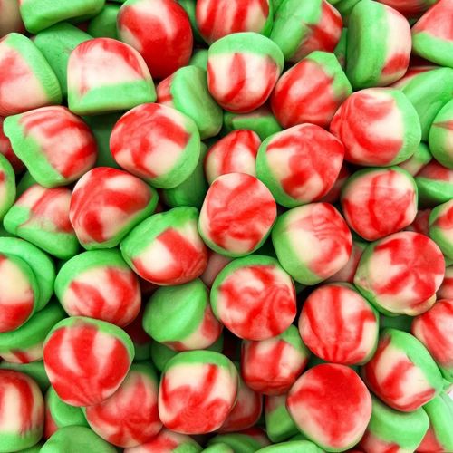Halal Wassermelonentwists für Pick & Mix.